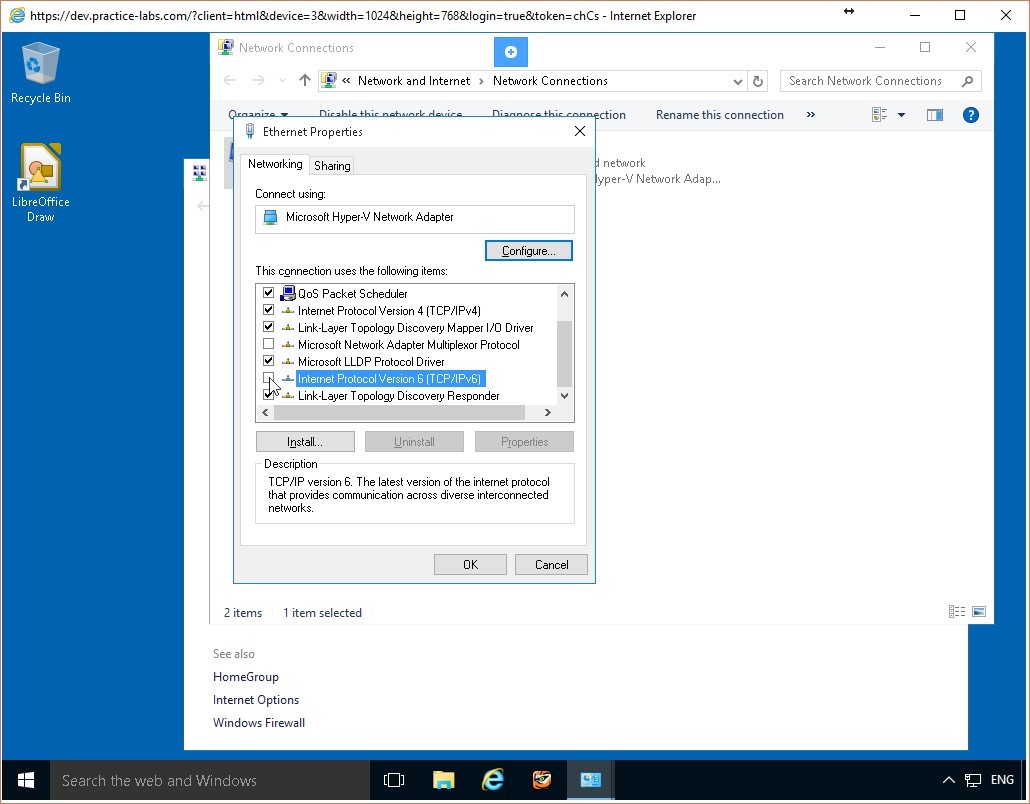 Figure 1.14 Screenshot of the PLABWIN10 desktop